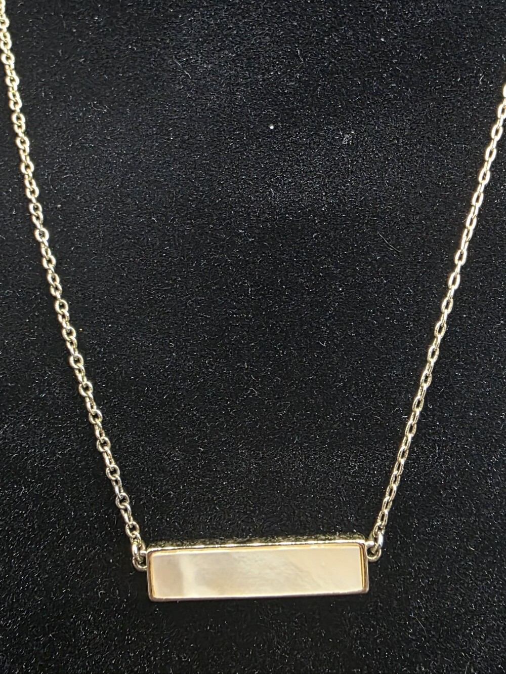 Pura Vida MOP Bar Necklace Reversible 16–18” Adjustable